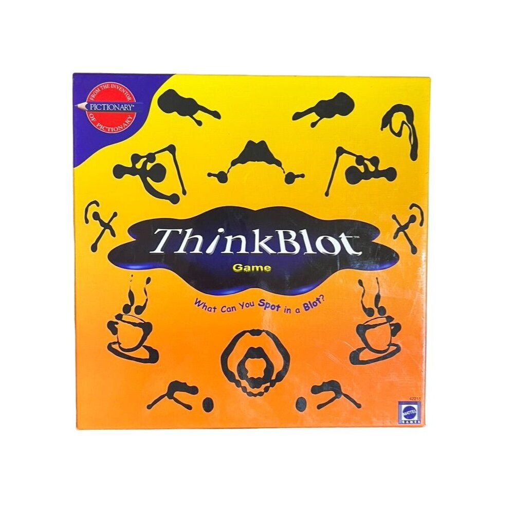 ThinkBlot Game By Pictionary - Spot Images In Ink Blots - Game Night Fun